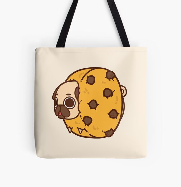 Pug & Cookie Tote Bag