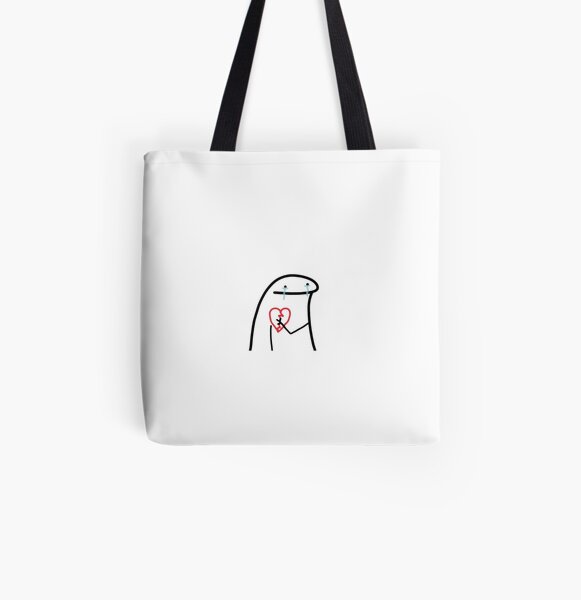 Heartbreak Flork Meme Tote Bag For Sale By Florkmeme Redbubble