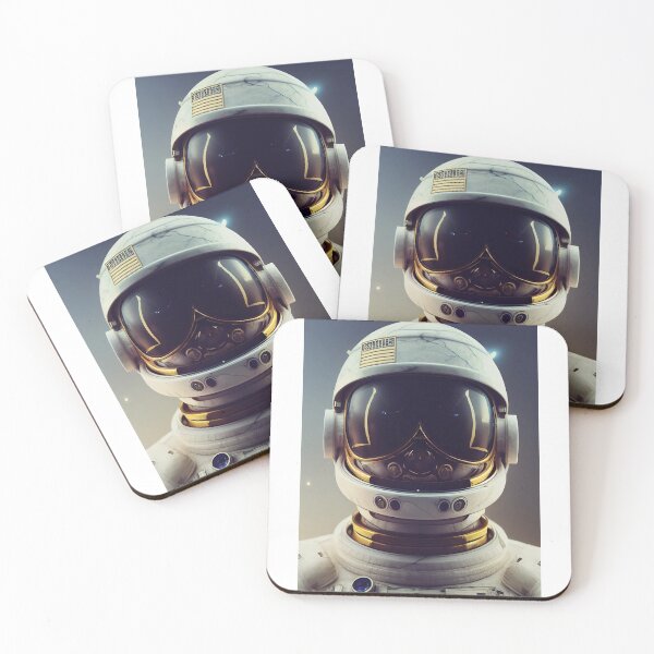 Item preview, Awesome astronaut marble sculpture poster designed and sold by Elite's Workshop.