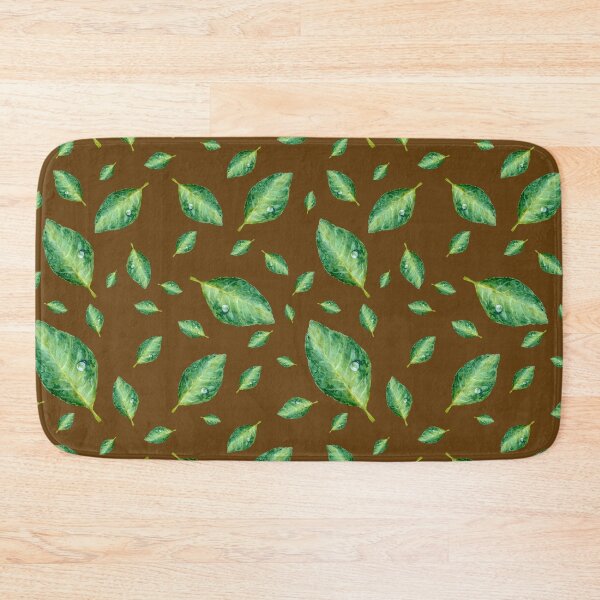 Item preview, Green leaf a seamless pattern  designed and sold by Yana Mustafina | Boho Soulful Designs.