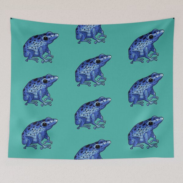 Item preview, Blue poison dart frog designed and sold by Azaswi.