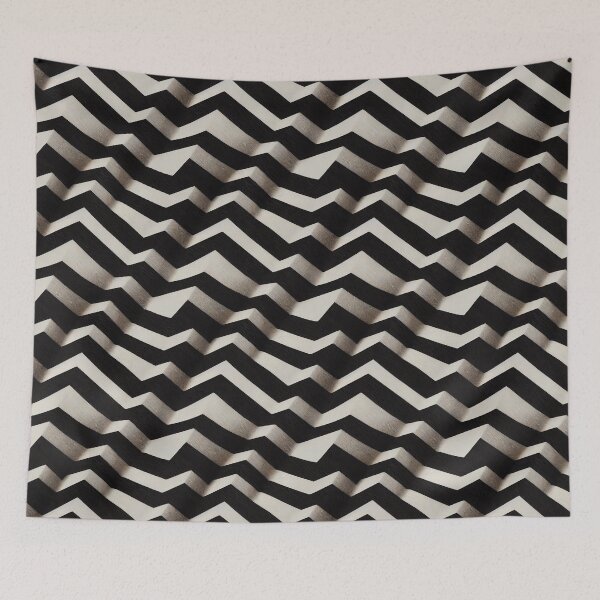 Item preview, Black and white vertical striped designed and sold by BuraxisDesigns.