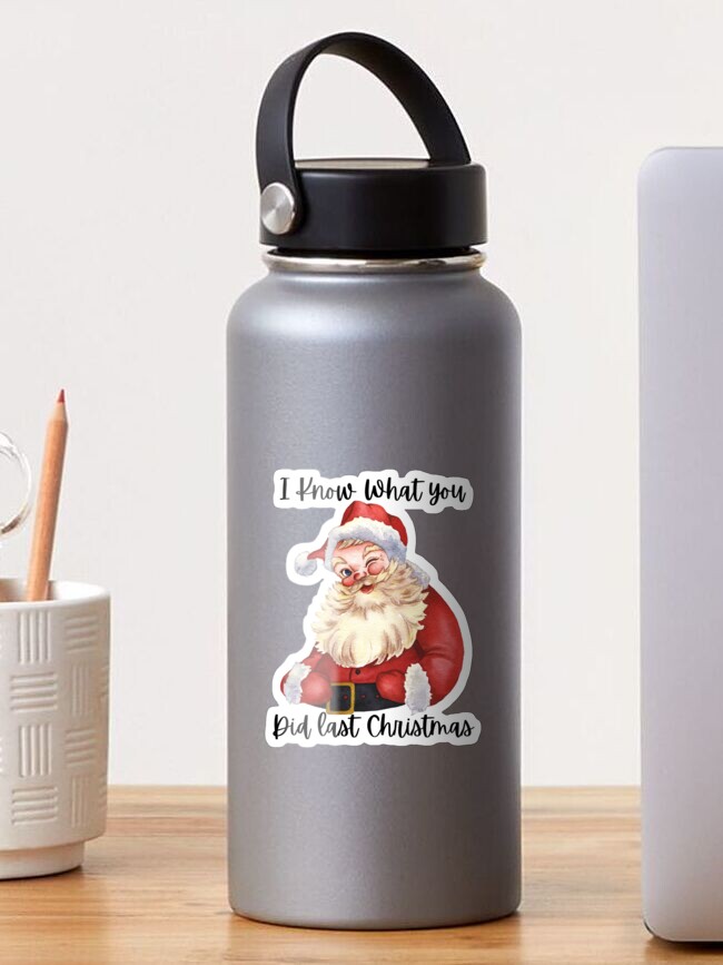 Santa Water Bottle Labels – That's What {Che} Said