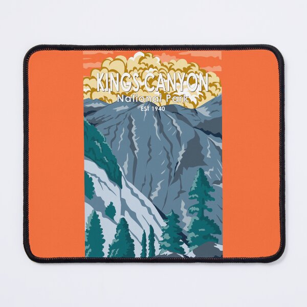 Item preview, Kings Canyon National Park Sunset Vintage designed and sold by KrisSidDesigns.