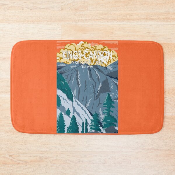 Item preview, Kings Canyon National Park Sunset Vintage designed and sold by KrisSidDesigns.