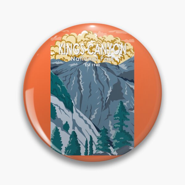 Item preview, Kings Canyon National Park Sunset Vintage designed and sold by KrisSidDesigns.