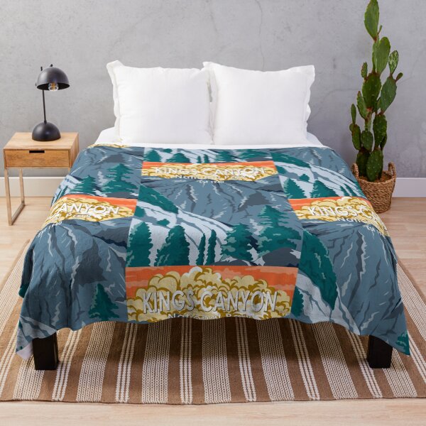 Item preview, Kings Canyon National Park Sunset Vintage designed and sold by KrisSidDesigns.