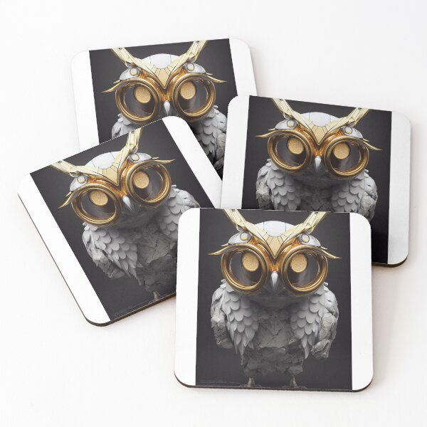 Item preview, Marble sculpture owl poster designed and sold by Elite's Workshop.