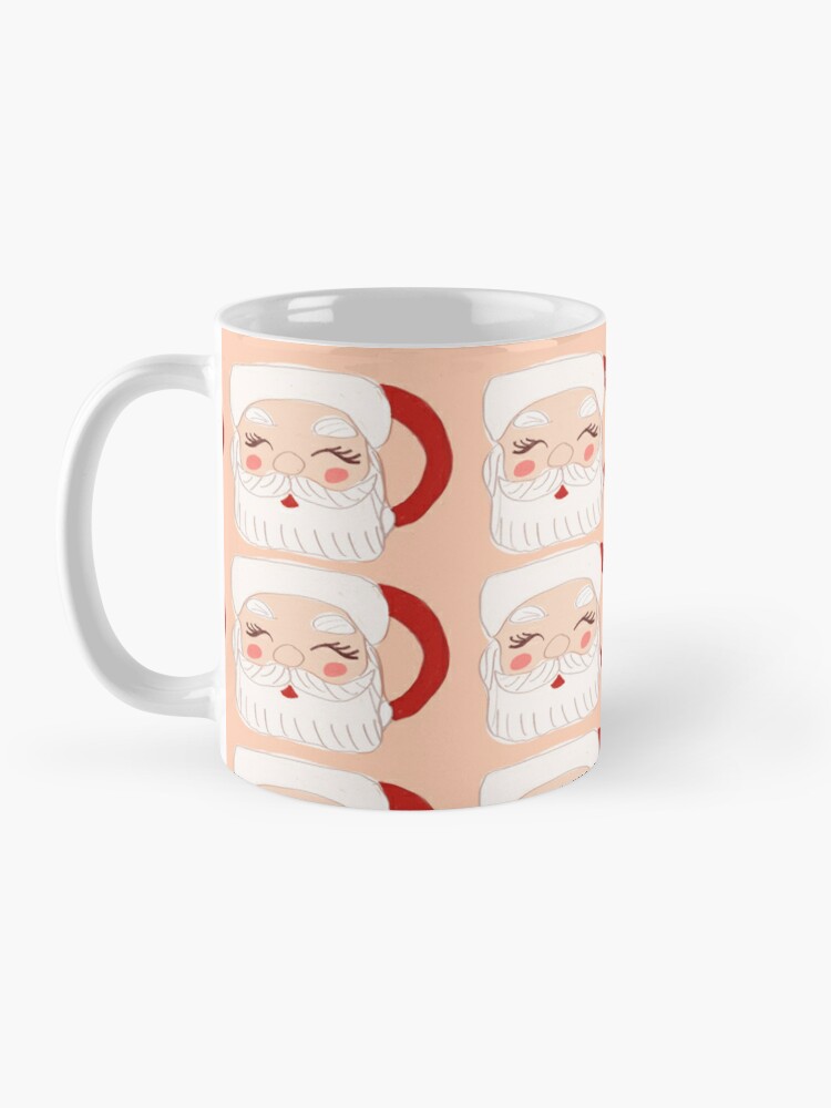 Shaped Mug - Santa Pink