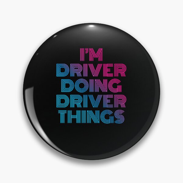 Item preview, I'm Driver Doing Driver Things Retro Neon designed and sold by SVPOD.