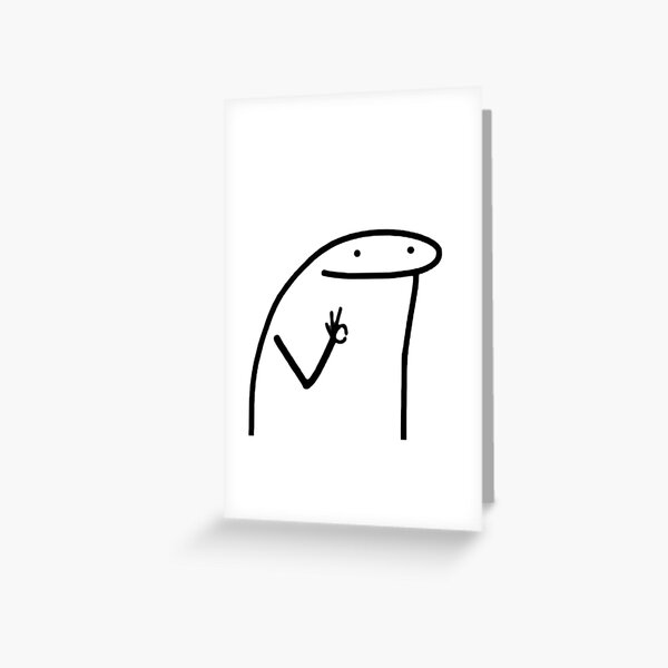 Cool Flork meme Greeting Card for Sale by onlyheba