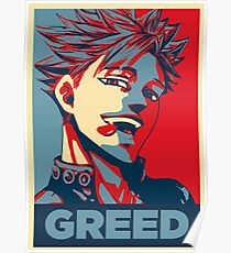 Ban Greed Seven deadly Sins Hope Poster