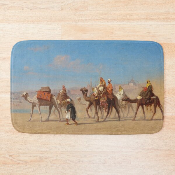 Item preview, General View of Cairo, Arrival of Bedouins | Charles Theodore Frere | 1880 Egypt History Art designed and sold by CJET.