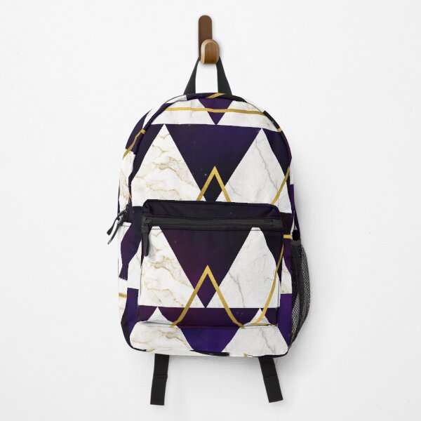 Item preview, Geometric Marble Pattern - Double Golden Triangles designed and sold by MindedInc.
