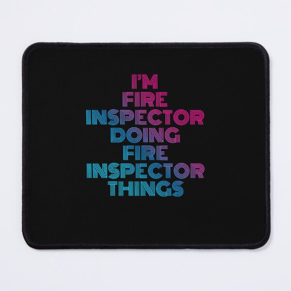 Item preview, I'm Fire inspector Doing Fire inspector Things Retro Neon designed and sold by SVPOD.