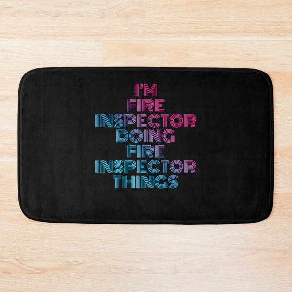 Item preview, I'm Fire inspector Doing Fire inspector Things Retro Neon designed and sold by SVPOD.