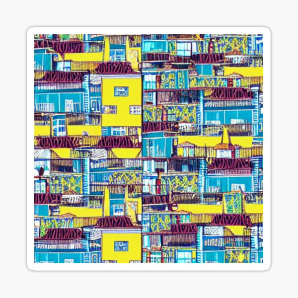 Item preview, favela in rio de janeiro designed and sold by ArtDesignUSA.