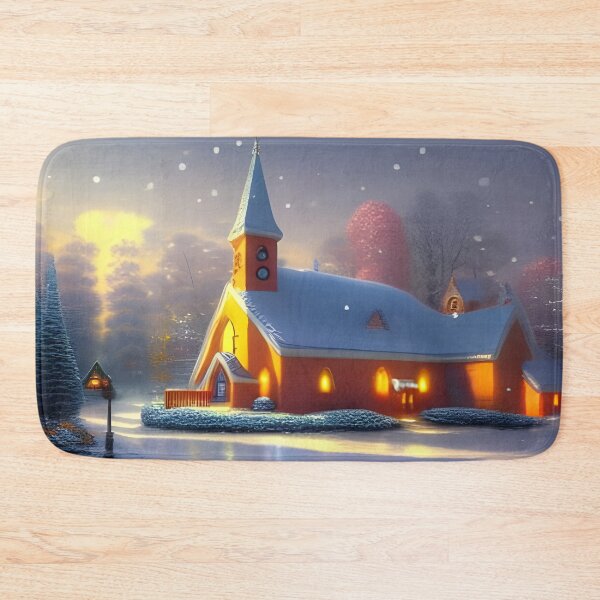 Item preview, Whimsical Christmas Chapel designed and sold by pinkal.