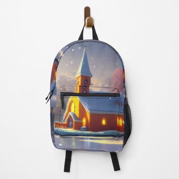 Item preview, Whimsical Christmas Chapel designed and sold by pinkal.