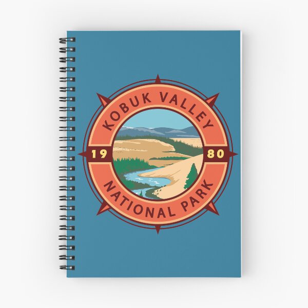 Item preview, Kobuk Valley National Park Retro Compass Emblem designed and sold by KrisSidDesigns.