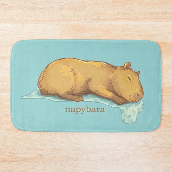 Item preview, Sleepy Capybara designed and sold by ElephantShoe.