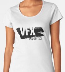 VFX supervisor II. Visual Effects. Women's Premium T-Shirt