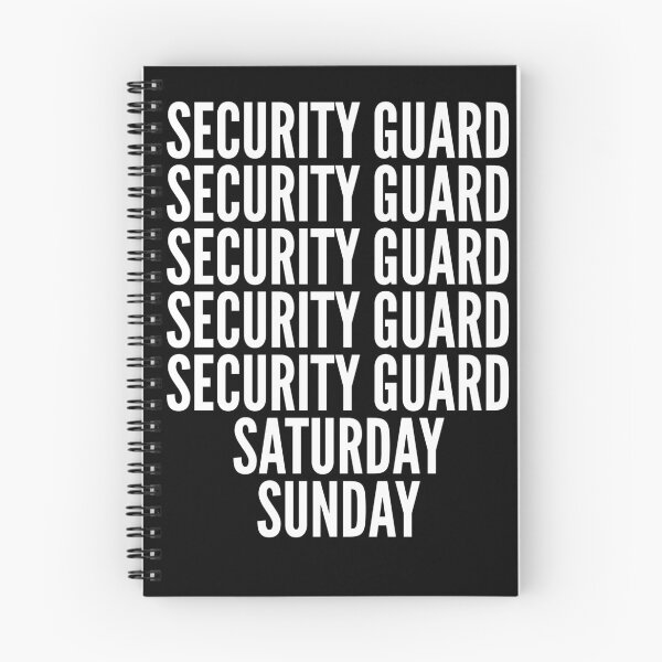 Item preview, Security guard saturday and sunday for Security guards designed and sold by SVPOD.