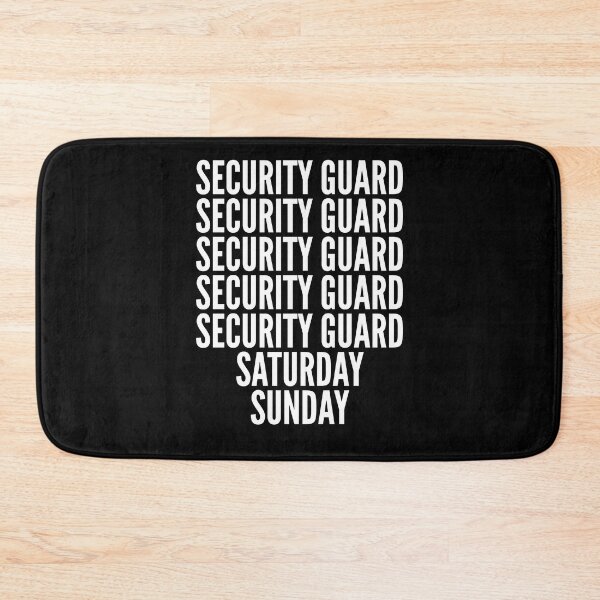 Item preview, Security guard saturday and sunday for Security guards designed and sold by SVPOD.