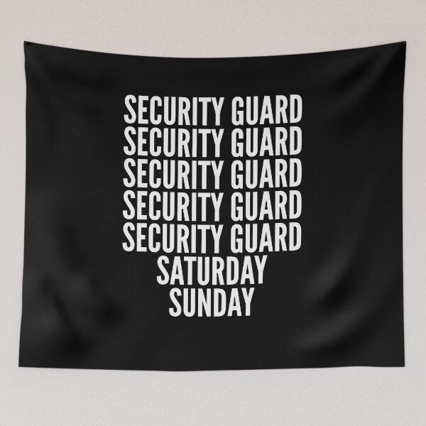 Item preview, Security guard saturday and sunday for Security guards designed and sold by SVPOD.