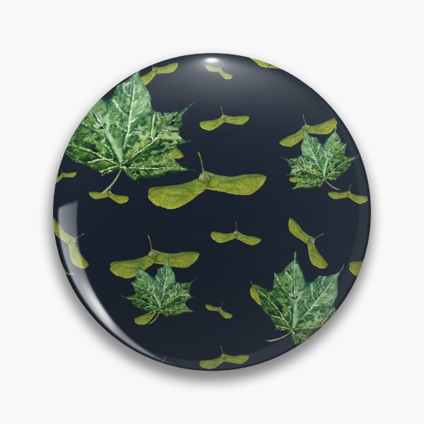 Item preview, Helicopter and maple leaf black seamless pattern  designed and sold by Yana Mustafina | Boho Soulful Designs.