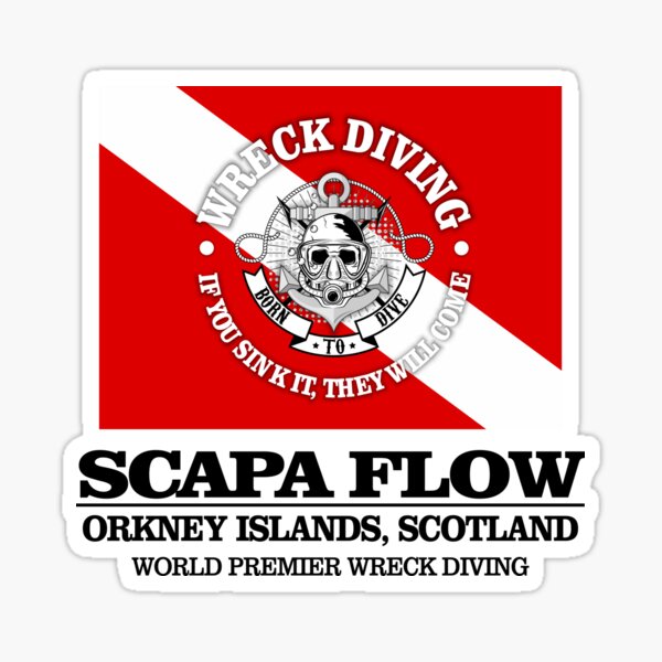 Scapa Flow (best wrecks) Sticker