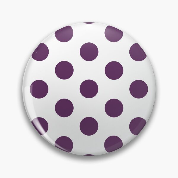 Item preview, Medium AUBERGINE PURPLE and WHITE POLKA DOTS  designed and sold by RachelMacht.