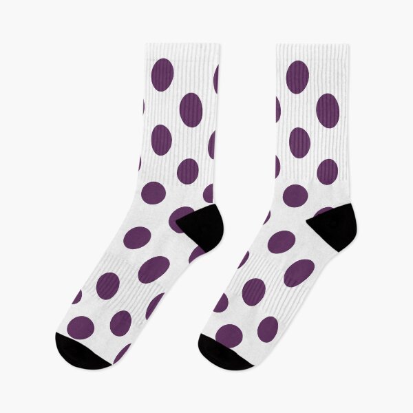 Item preview, Medium AUBERGINE PURPLE and WHITE POLKA DOTS  designed and sold by RachelMacht.