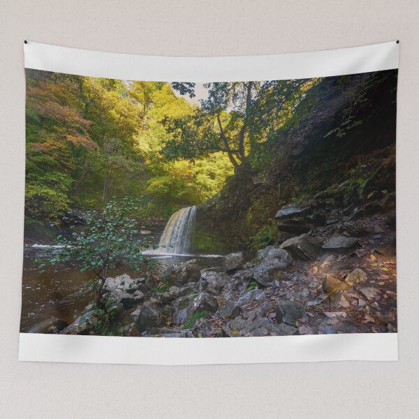 Item preview, Autumn at Sgwd Gwladys waterfall, Pontneddfechan, South Wales designed and sold by VnGphoto.