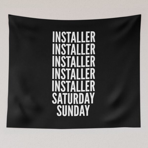 Item preview, installer saturday and sunday for installers designed and sold by SVPOD.