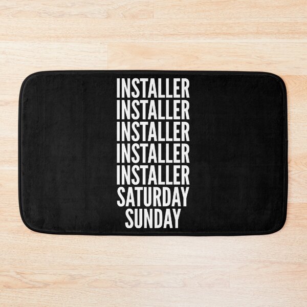 Item preview, installer saturday and sunday for installers designed and sold by SVPOD.