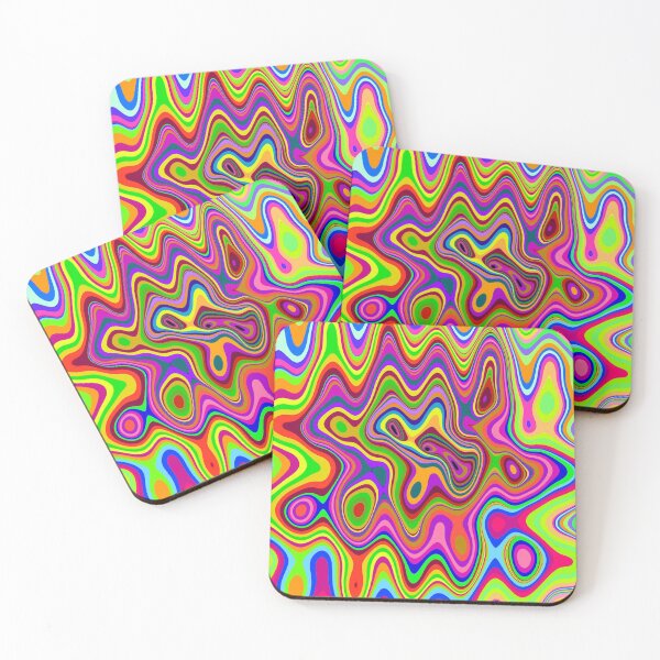 Item preview, Psychedelic Glowing Colors Pattern designed and sold by BluedarkArt.
