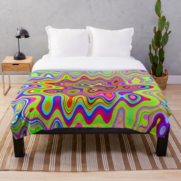 Item preview, Psychedelic Glowing Colors Pattern designed and sold by BluedarkArt.
