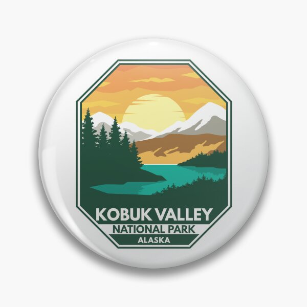 Item preview, Kobuk Valley National Park Minimal Retro Emblem designed and sold by KrisSidDesigns.