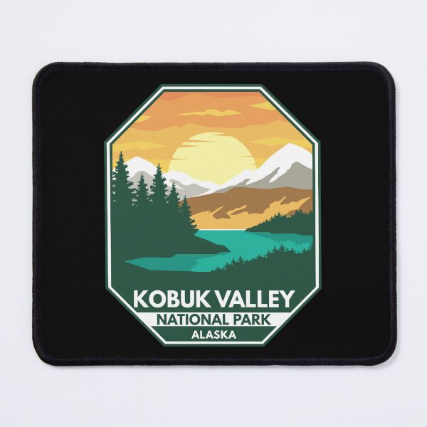 Item preview, Kobuk Valley National Park Minimal Retro Emblem designed and sold by KrisSidDesigns.