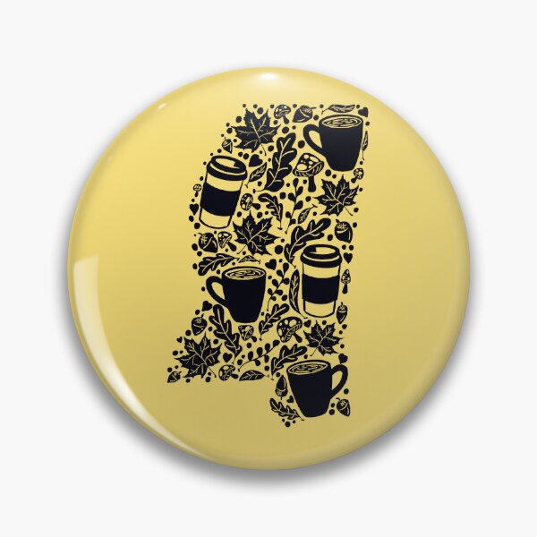 Item preview, Autumn Season Mississippi Black silhouette With Yellow Background  designed and sold by missmann.