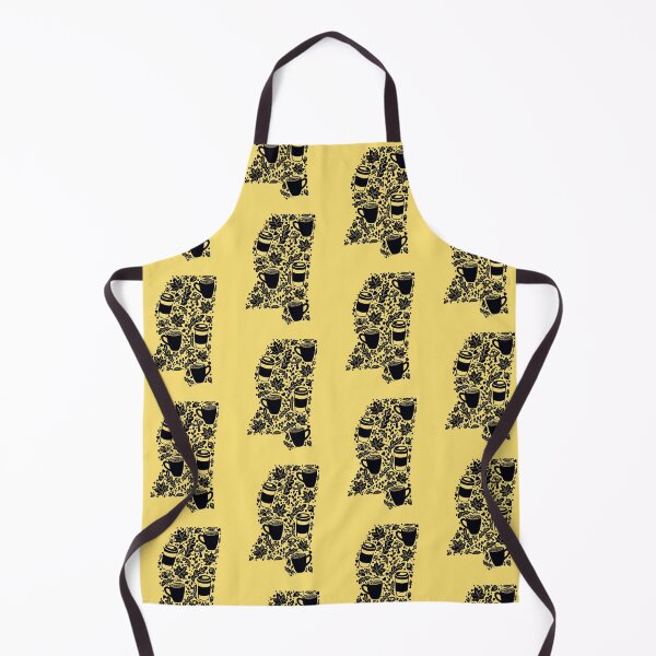 Item preview, Autumn Season Mississippi Black silhouette With Yellow Background designed and sold by missmann.