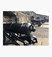 Edinburgh Castle Cannons Photograph Photographic Print