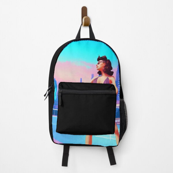 Item preview, Vaporwave Girl Poolside designed and sold by SableSyndciate.