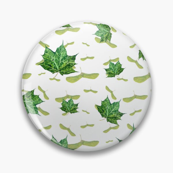 Item preview, Maple leaf helicopter a seamless pattern ornate designed and sold by Yana Mustafina | Boho Soulful Designs.