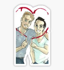 Valentine's Mormor Sticker