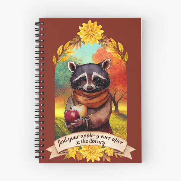Item preview, Find Your Apple-y Ever After at the Library designed and sold by Cucubert.