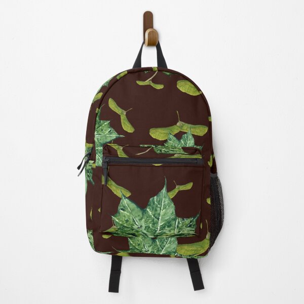 Item preview, Helicopter and maple leaf seamless pattern  designed and sold by Yana Mustafina | Boho Soulful Designs.