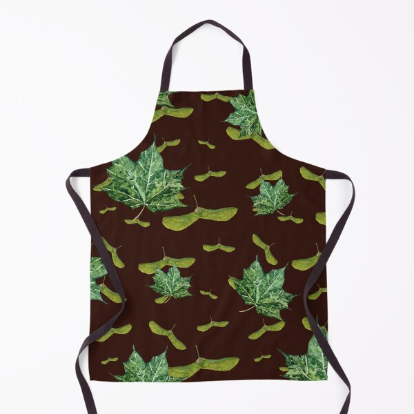 Item preview, Helicopter and maple leaf seamless pattern  designed and sold by Yana Mustafina | Boho Soulful Designs.