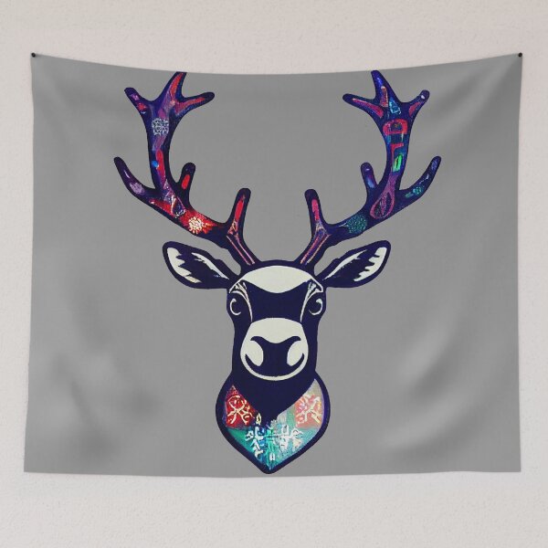 Item preview, Beautiful colored reindeer designed and sold by Nisyo.
